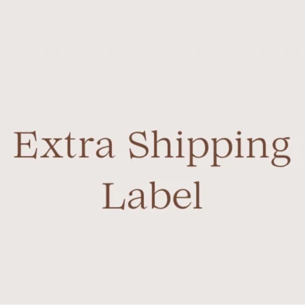 Extra Shipping Label